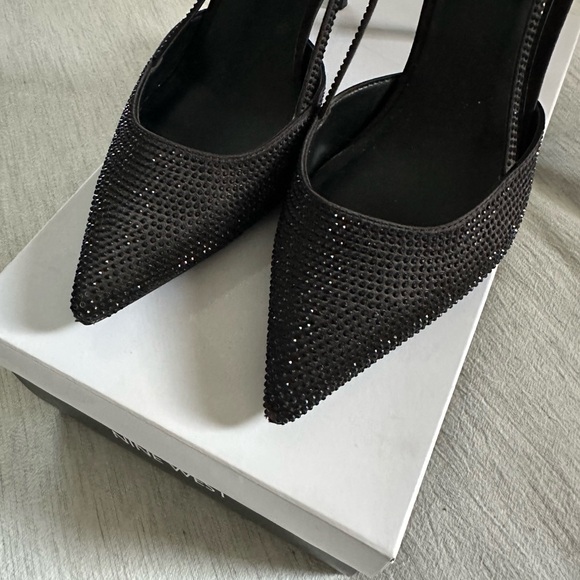 Nine West Romeo Rhinestone Slingback Pumps, Size 10 - Picture 7 of 10